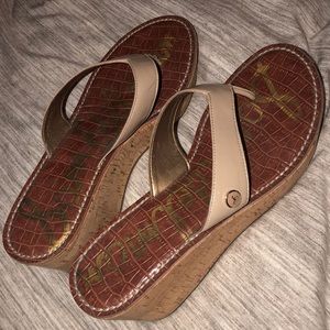 Sam Edelman Cork Platform Sandals